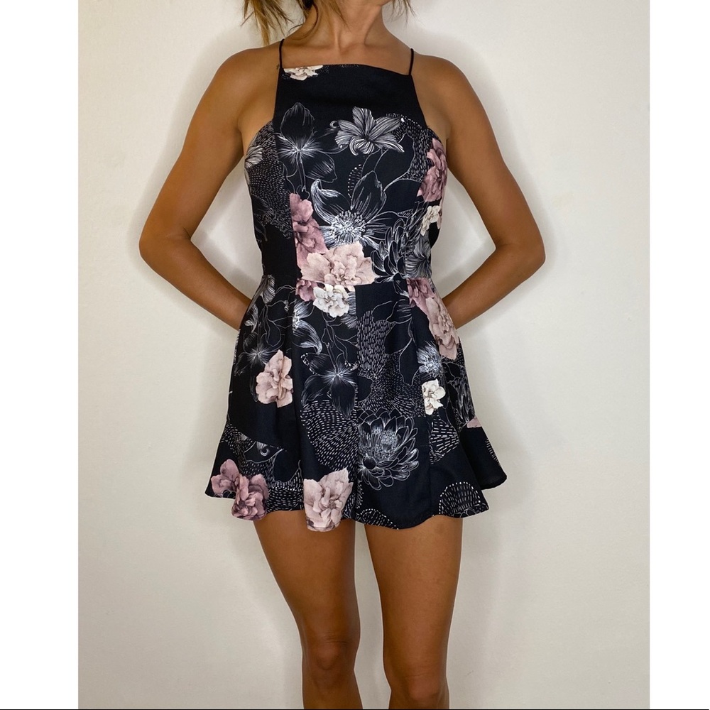 KEEPSAKE THE LABEL Restless Heart Navy Romper